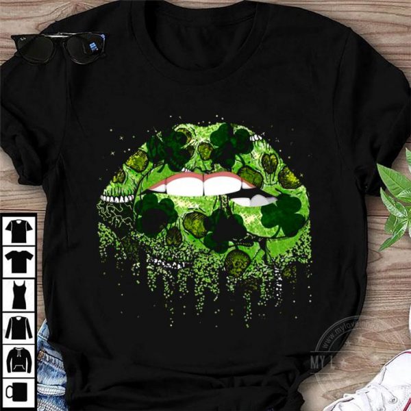 Original Lips Shamrock St. Patrick's Day shirt