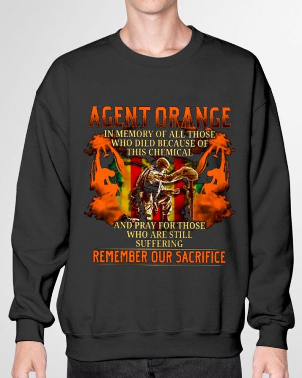 Official Vietnam Agent Orange In Memory Of All Those Who Died Because Of This Chemical shirt