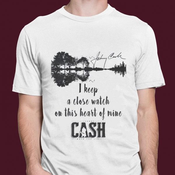Guitar Lake Johnny Cash Signature I Walk The Line I Keep A Close shirt