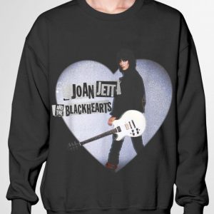 Funny Joan Jett Heart Guitar shirt 2