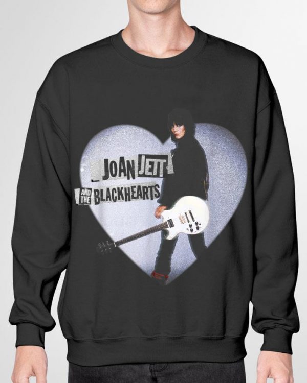 Funny Joan Jett Heart Guitar shirt