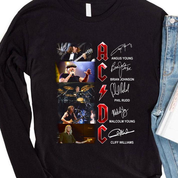 e9e6d64d hot acdc signature angus young brian johnson phil rudd malcolm young shirt 4 - Hot ACDC Signature Angus Young Brian Johnson Phil Rudd Malcolm Young shirt