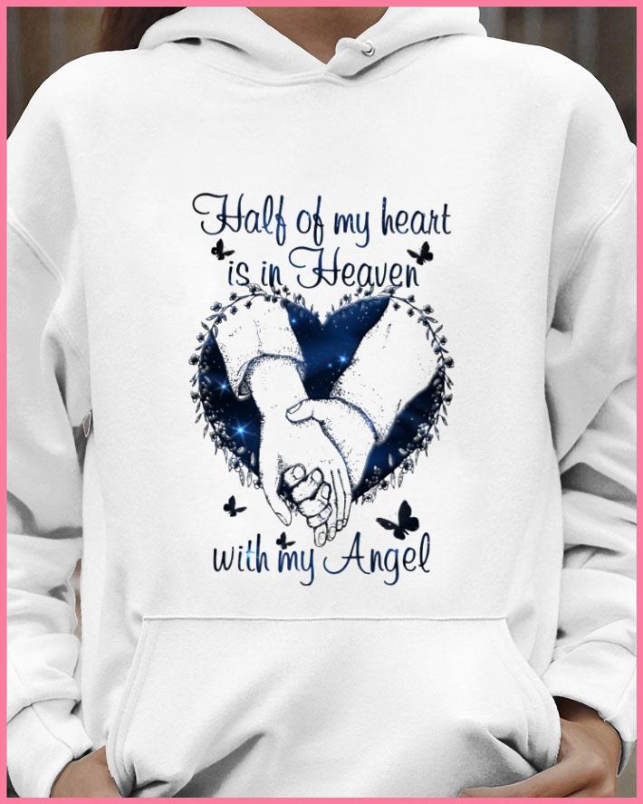 ea1f2f75 premium half of my heart is in heaven with my angel shirt 4 - Premium Half Of My Heart Is In Heaven With My Angel shirt