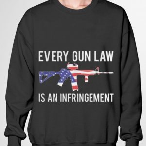 Awesome M4A1 Every Gun Law Is An Infringement American Flag shirt 2