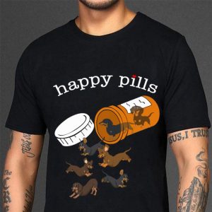 Original Dachshund happy pills shirt 2