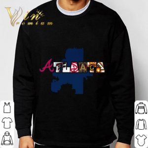 Atlanta Braves Atlanta Falcons Atlanta Hawks Atlanta United FC shirt 2
