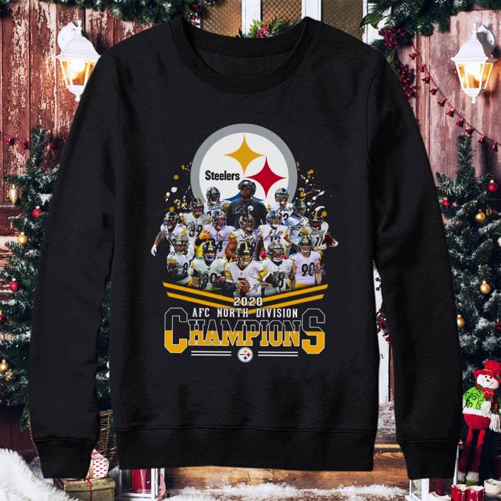 2020 Pittsburgh Steelers Champions AFC North Division Signatures shirt f8446ea9 2020 pittsburgh steelers champions afc north division signatures shirt 4 - 2020 Pittsburgh Steelers Champions AFC North Division Signatures shirt