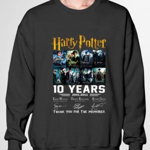 Original Harry Potter 10 Years 2001-2011 Signatures shirt 2