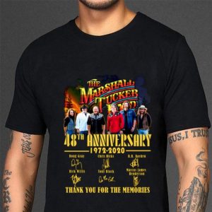 Awesome The Marshall Tucker Band 48 Years Of 1972-2020 Signatures shirt 2