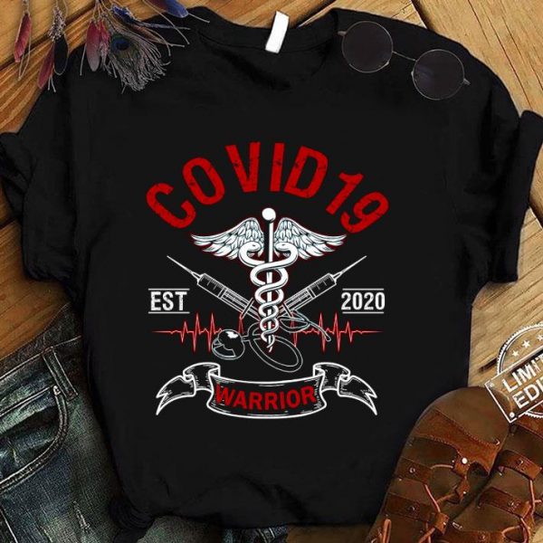 Awesome Covid 19 Est 2020 Warrior shirt