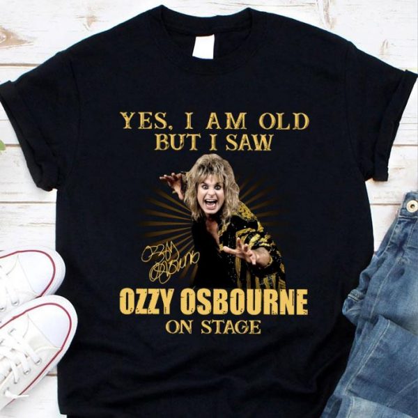 Yes I Am Old But I Saw Ozzy Osbourne On Stage Signature shirt