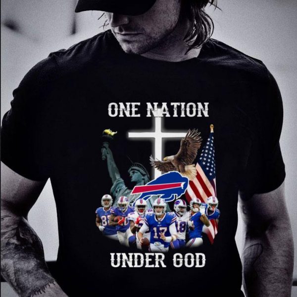 Awesome Buffalo Bills One Nation Under God American Flag shirt