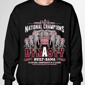 2020 Alabama Crimson Tide Football National Champ18ns Dynasty Built by Bama shirt 2