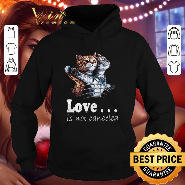 Hot Titanic Cats Actor Love is not canceled shirt