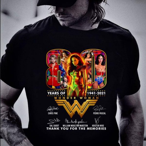 WW84 80 Years Of 1941-2021 Wonder Woman Signatures shirt