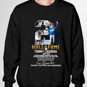 No. 2 Tommy Lasorda Dodgers Hall Of Fame 1927-2021 Thank Memories shirt 2