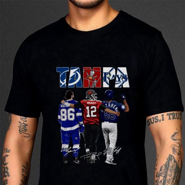 Tampa Bay Lightning Tampa Bay Buccaneers Tampa Bay Rays Signatures shirt