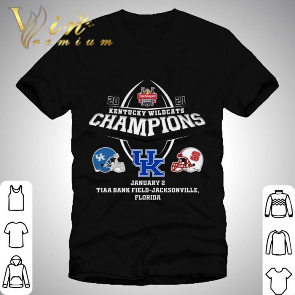 2021 Kentucky Wildcats Champions UK Tiaa Bank Field-Jacksonville Florida shirt