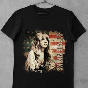 Funny Vintage Stevie Tees Nicks Gift Christmas Retro Flag American shirt