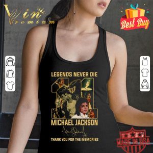 Best Legends Never Die 11 Years Michael Jackson Signed Thank Memories shirt 2
