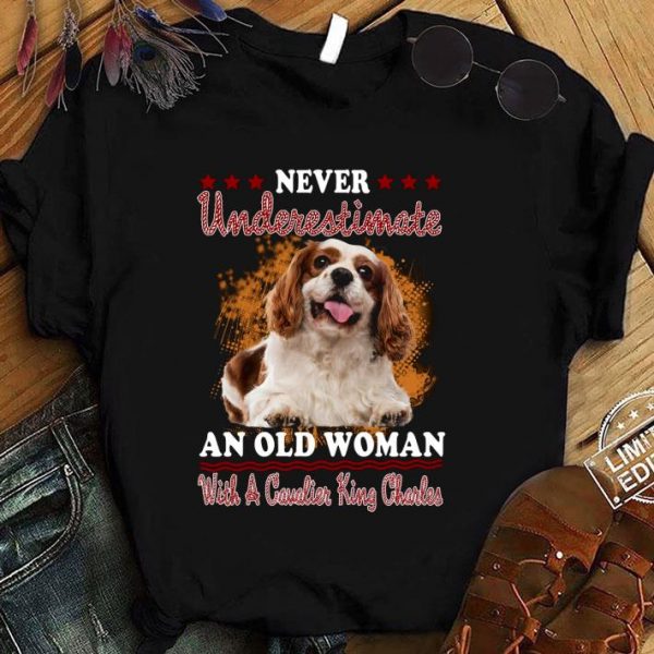 Premium Never Underestimate An Old Woman With A Cavalier King Charles shirt