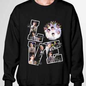 Bangtan Boys Love BTS Boy band signatures shirt 2