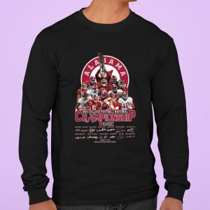 Official Alabama Crimson Tide 2021 College Football National Championship Playoff National Signatures shirt 2
