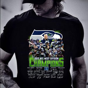 Seattle Seahawks Team Players 2020 NFC West Division Champions shirt 1