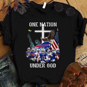 Awesome Buffalo Bills One Nation Under God American Flag shirt