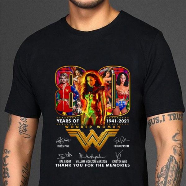 WW84 80 Years Of 1941-2021 Wonder Woman Signatures shirt