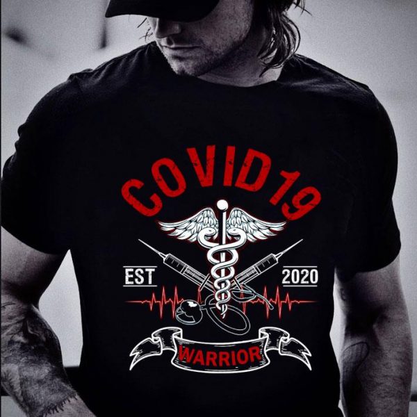 Awesome Covid 19 Est 2020 Warrior shirt