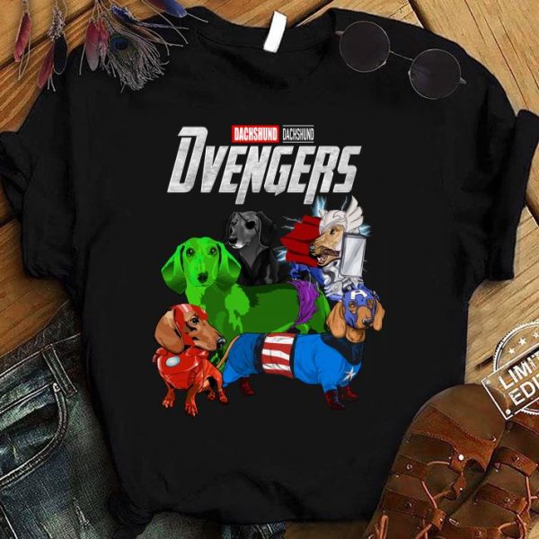 Marvel Dachshund Dvenger Avengers Endgame Infinity War shirt