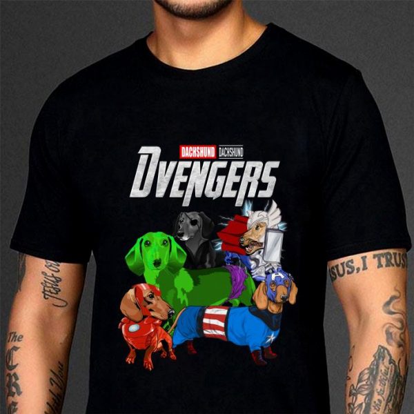 Marvel Dachshund Dvenger Avengers Endgame Infinity War shirt