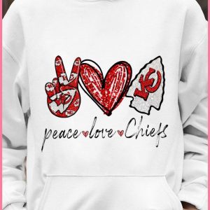 Best Kansas City Chiefs Peace love Chiefs Logo shirt 3