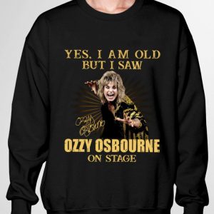 Yes I Am Old But I Saw Ozzy Osbourne On Stage Signature shirt 2