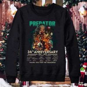 All character Predator 34th Anniversary 1987-2021 Signatures shirt 3