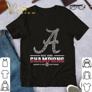Official  Name Team Players Alabama Crimson Tide Rose Bowl Champions shirt