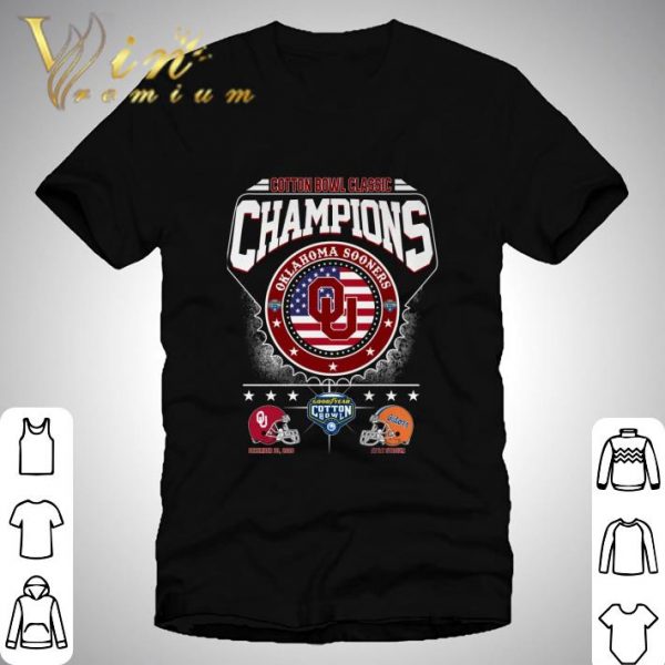 Cotton Bowl Classic Champions Oklahoma Sooners vs Florida Gators shirt