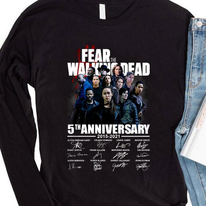 Original Fear The Walking Dead 5th Anniversary 2015-2021 Signatures shirt cb48ea11 original fear the walking dead 5th anniversary 2015 2021 signatures shirt 4 - Original Fear The Walking Dead 5th Anniversary 2015-2021 Signatures shirt