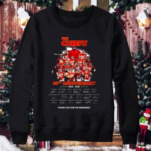 Premium The Chiefs 60th Anniversary 1960-2020 Thank You For The Memories shirt 3