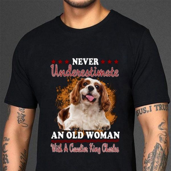 Premium Never Underestimate An Old Woman With A Cavalier King Charles shirt