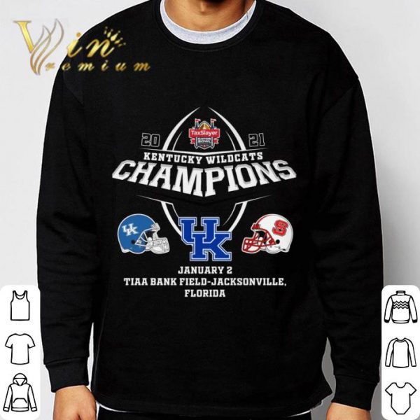 2021 Kentucky Wildcats Champions UK Tiaa Bank Field-Jacksonville Florida shirt