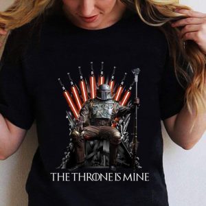 Funny Star Wars Mandalorian Boba Fett The Throne Is Mine GOT shirt