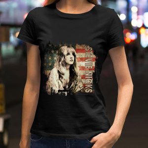 Funny Vintage Stevie Tees Nicks Gift Christmas Retro Flag American shirt