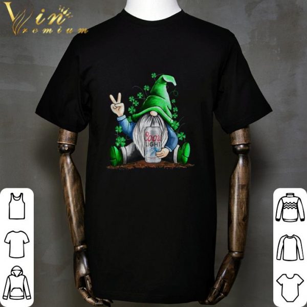 St. Patrick’s Day Gnome Hold Coors Light Shamrocks Shirt