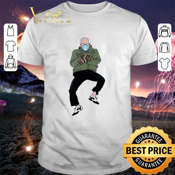 Hot Bernie Sanders Mittens Sitting Gangnam Style Inauguration Funny Meme Shirt