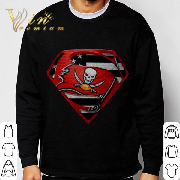 Tampa Bay Buccaneers Superman American Flag Super Bowl Shirt