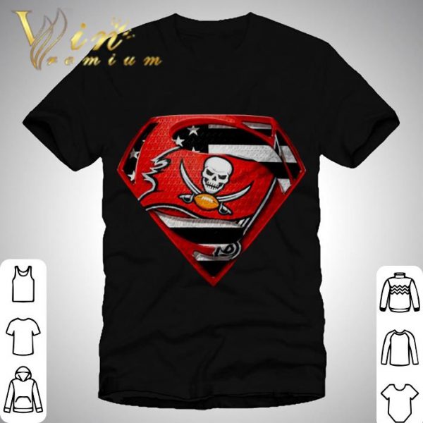 Tampa Bay Buccaneers Superman American Flag Super Bowl Shirt