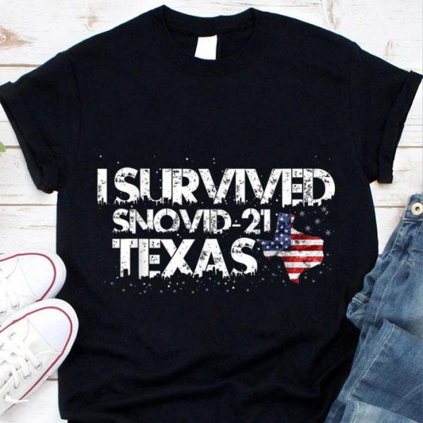 Original I survived snovid-21 Texas T-Shirt1