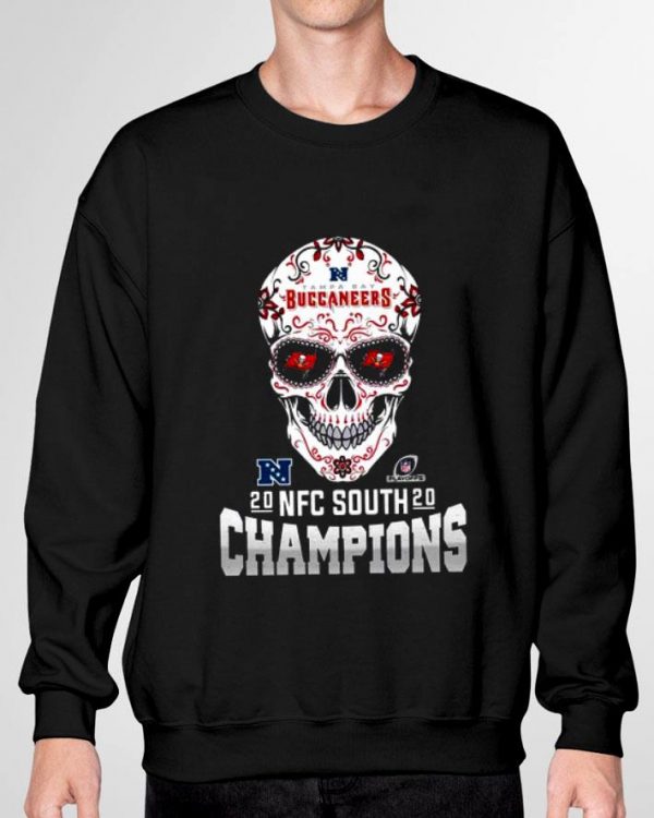 Hot Sugar Skull Tampa Bay Buccaneers 2020 NFC South Champions Shirt